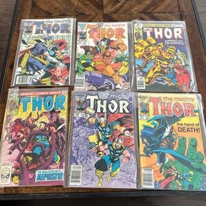 Marvel Thor Comic Book Set with Vibrant Covers
